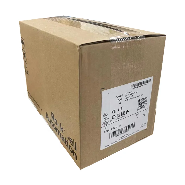 Hot sales Inverter Drive 480VAC 22B-D2P3N104 PowerFlex 40- 0.75 kW (1 HP) AC Drive