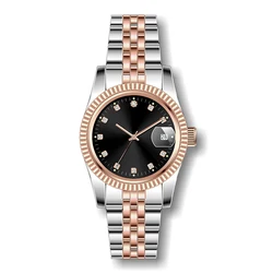 New Charm Design Female Watches Stainless Steel Strap Wristwatch Quartz Clock For Women