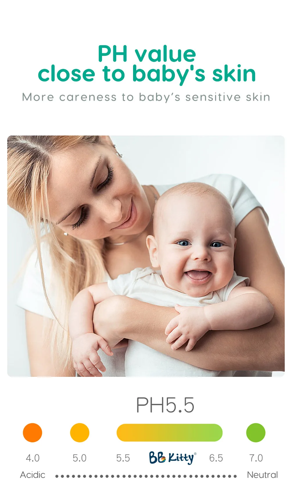 BB Kitty Wet Towel Plantbased Cleaning Hypoallergenic 99% Water Babys Wet Wipes Baby Wipes For Baby