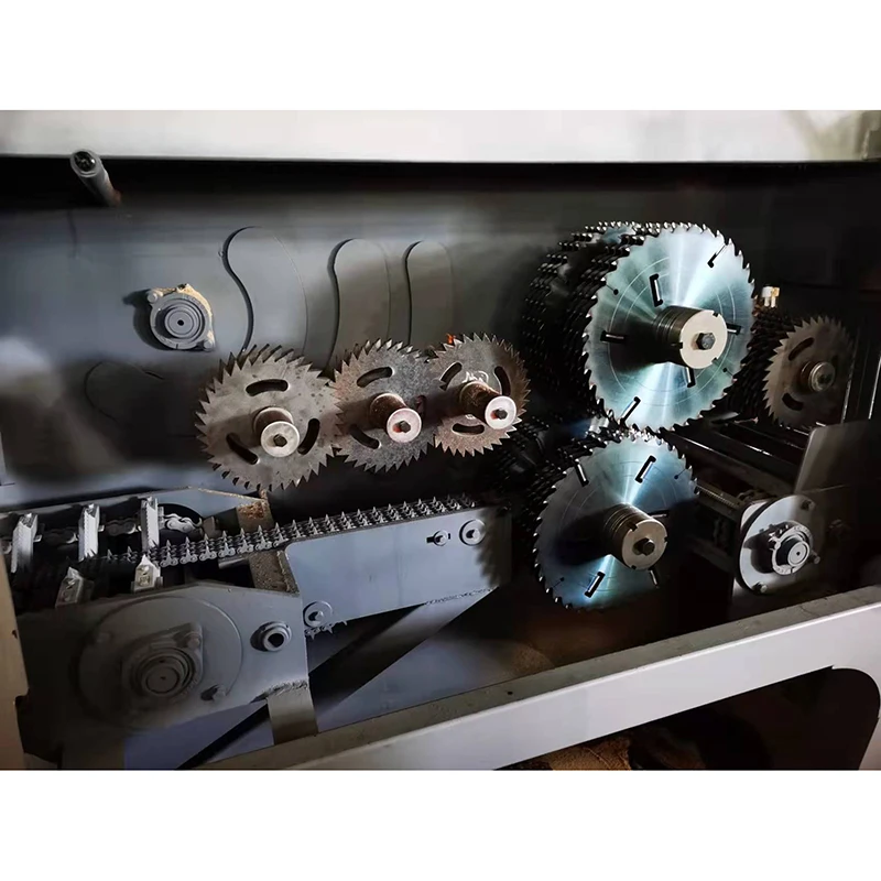 Cut Off Saw Machine Automatic  Wood Gang Rip Saw Machine Multi Blade Saw Machine