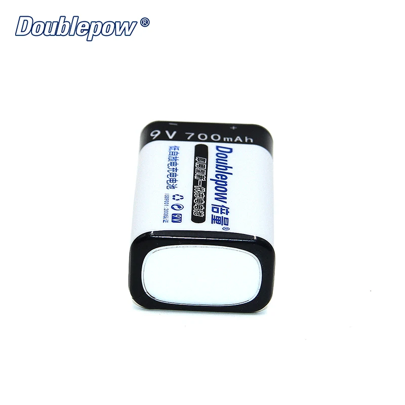 9V Li-Ion Rechargeable Emergency Battery 700mAh Low Self-Discharge Square Consumer Electronics Power Tools Golf Carts submarines