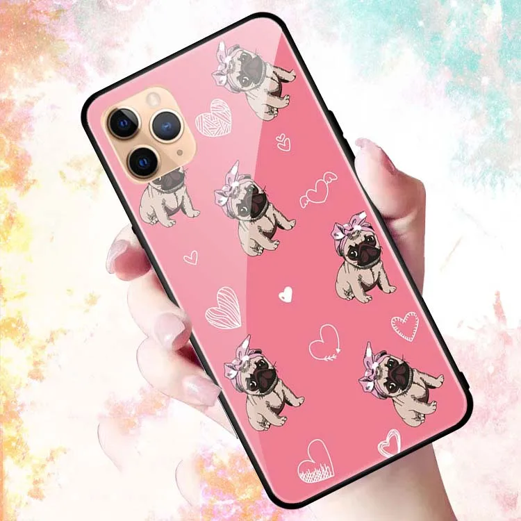 2.5D 9H Durable Top Quality Tempered Glass Mobile Case For iPhone 14 Cartoon Animal Covers For iPhone 14 Custom Printed Case