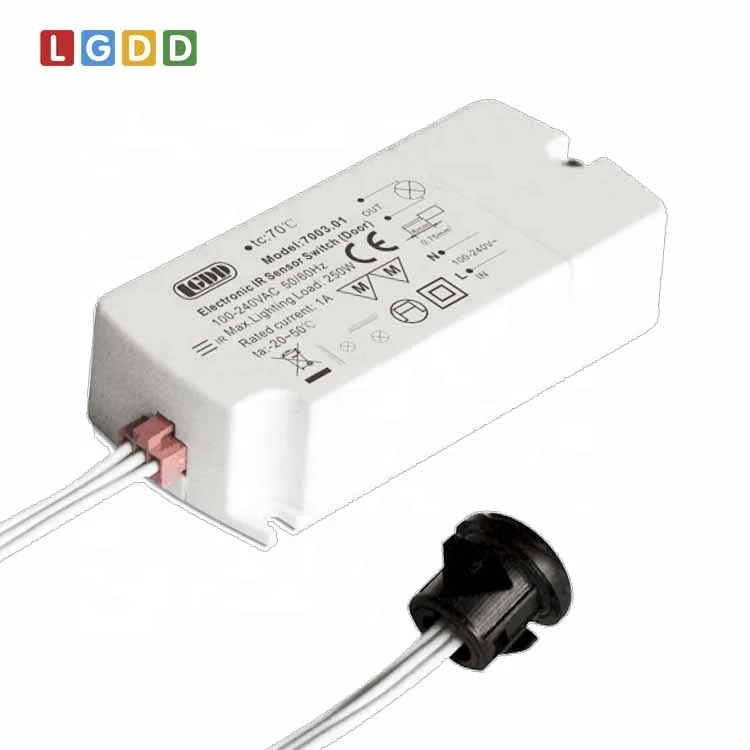 CE Hand Wave Occupancy Light on OFF Switch 12V 24V Automatic Smart Sensor IR Sensor Mirror Touch Sensor for LED Light 3 Years