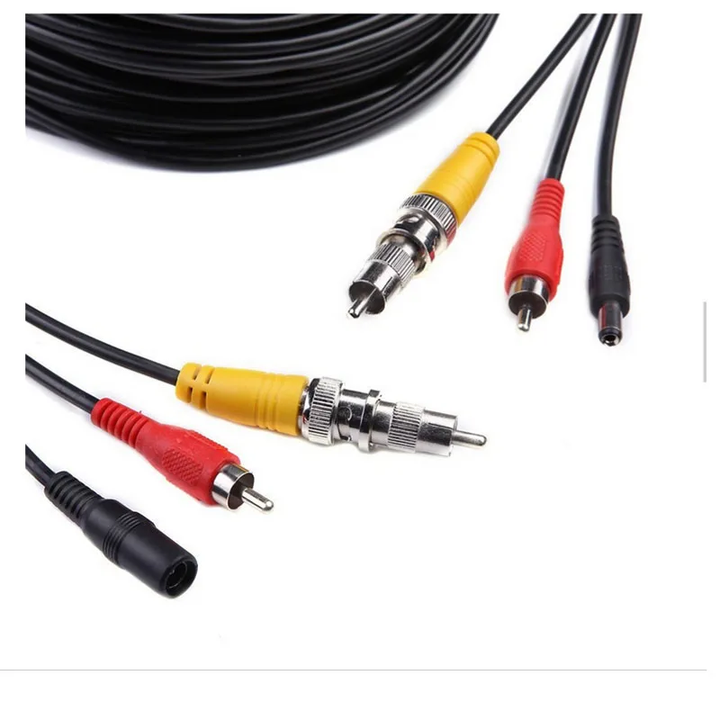 High voltage HD BNC Video DC Power Supply Extension cctv Cable