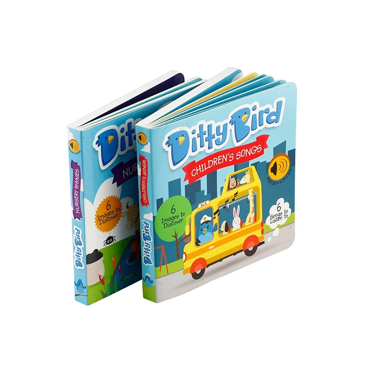 OEM Children Board Book Printing On Demand High Quality Coloring Kids Board Book Printing Service