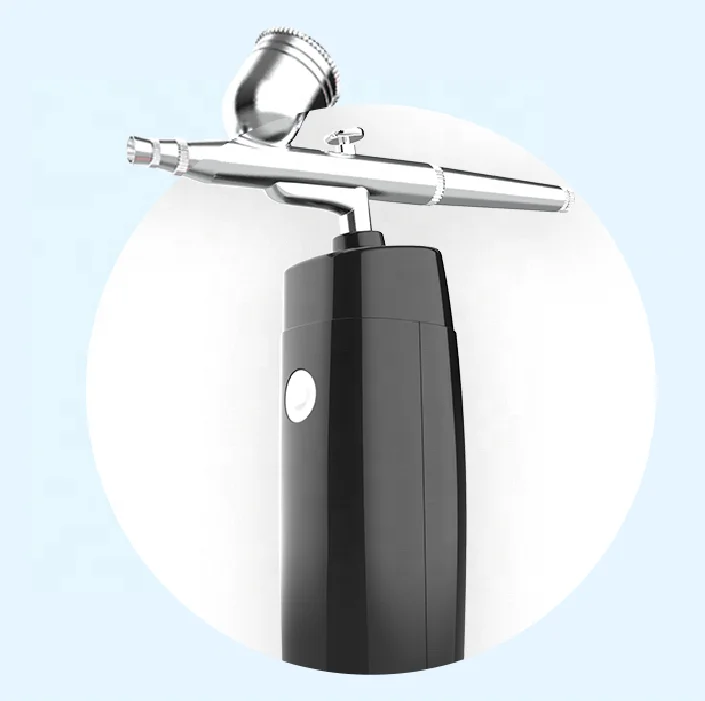 
Portable Mini Air Brush Spray Gun with Compressor Kit Single Action Air Brush Painting Kits for Cake Decorating Makeup Art Nail 