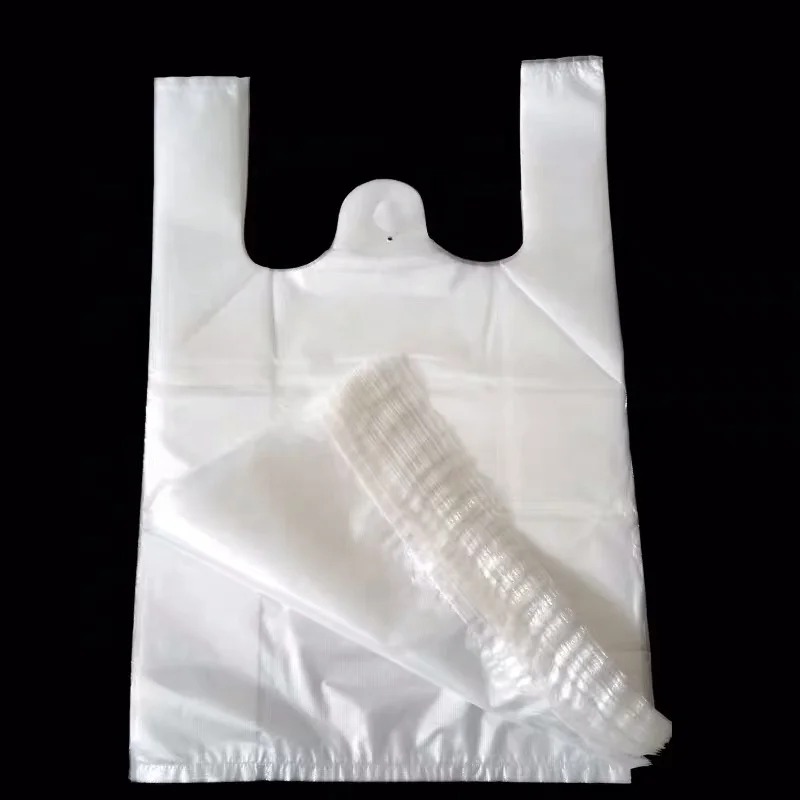 cheaper composable tshirt bag biodegradable plastic carrier bag