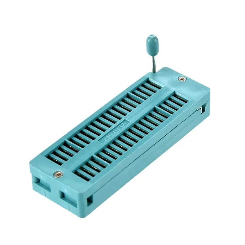 Универсальные; Большие размеры 40-Pin ZIF Dip IC тестовая плата прибор для проверки патронов IC тестовое гнездо 40 штифтов Тест Универсальный ZIF IC гнездо на узкую ногу