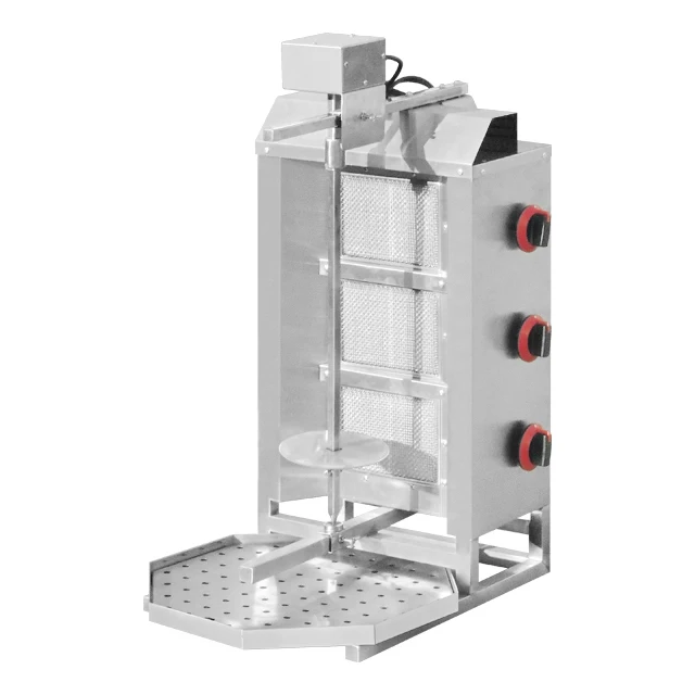 Commercial Professional Custom Gas Doner Kebab Making Machine Shawarma Gas Kebab Machine