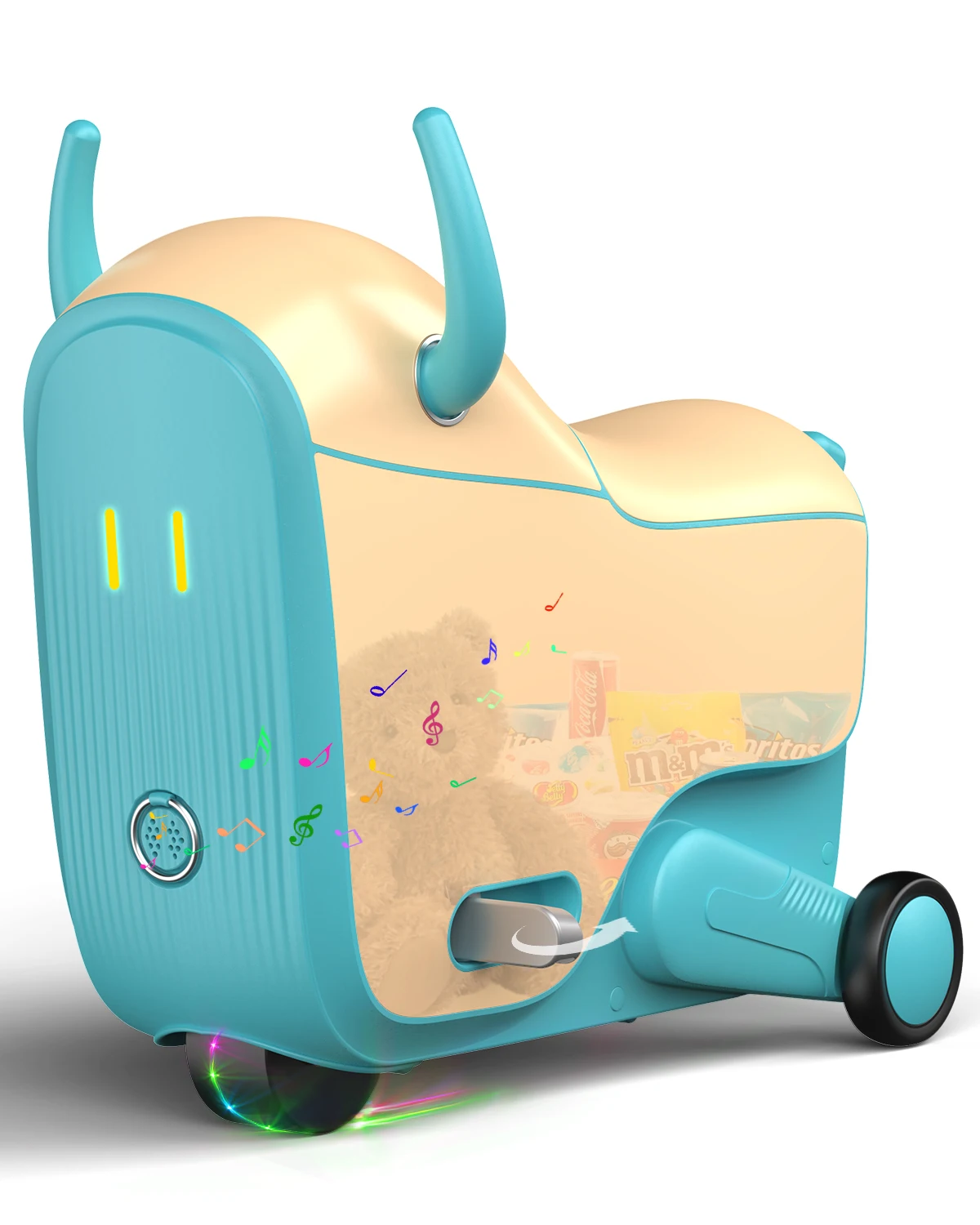 GNU Electric kids scooter suitcase ride on electric smart luggage suitcase