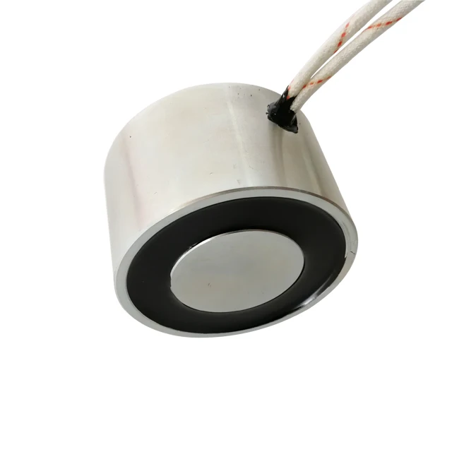 Works Pieces Steel Pipe Handling 12V Dc Electromagnet