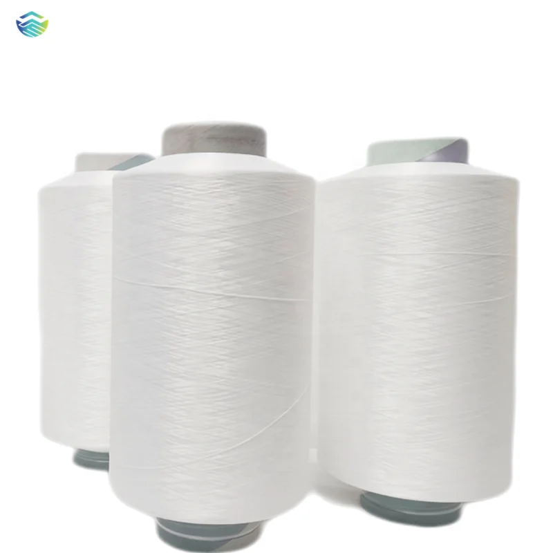 6 Wholesale Yarn Nylon DTY 15D 6F Bright Microfiber Women Kurti White Anti Stretch Style Pattern Color Knitting Feature Hand Raw