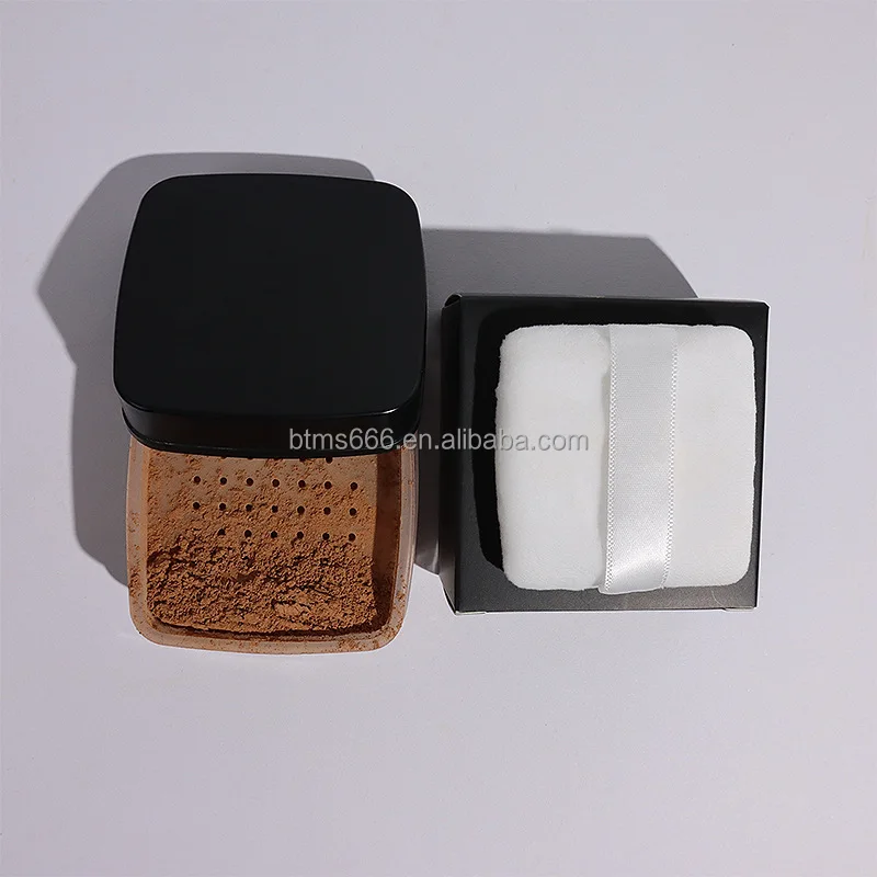 Private Label Vegan Banana Powder Oil Control Custom Makeup Powder Matte Shimmer Waterproof Translucent Loose Setting Powder
