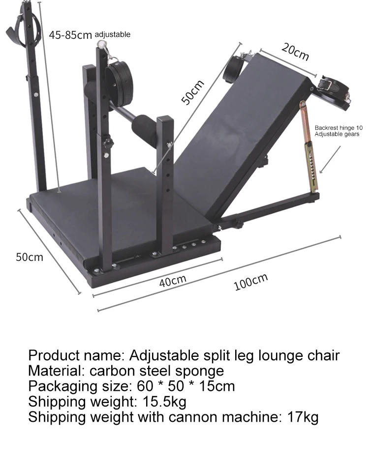 SM leg split sex chair high quality body restraint sex furniture
