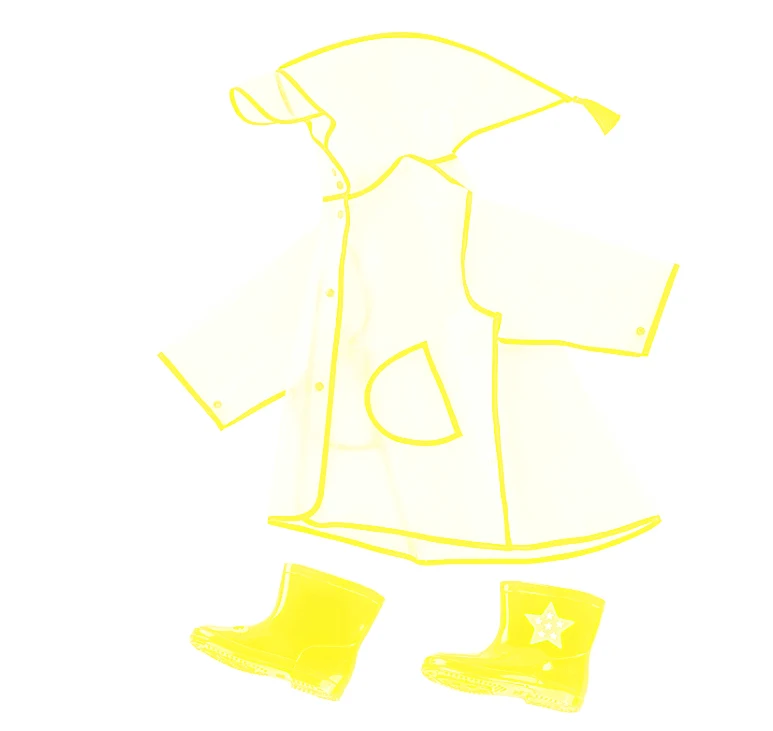 Прозрачный милый дождевик для детей ростом 120-135 см, детский дождевик для детского сада, начальной школы, водонепроницаемое пончо