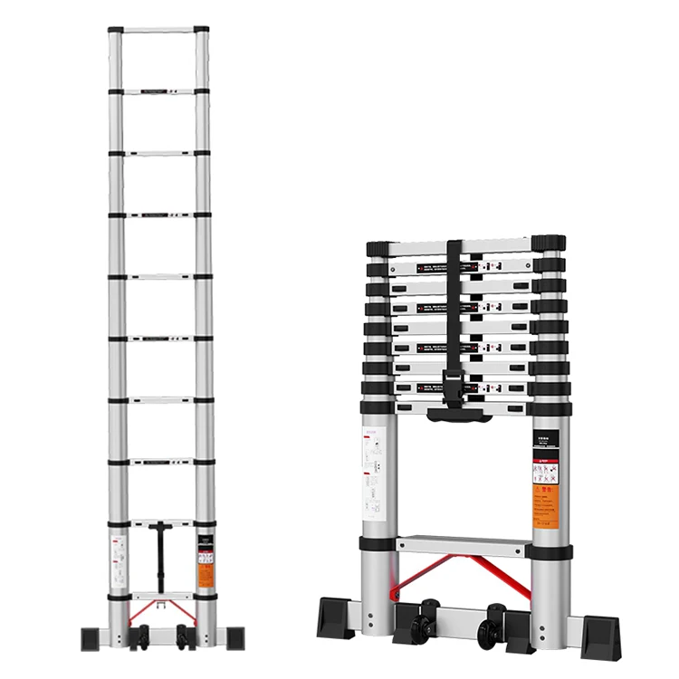 Aluminum multifunctional telescopic ladder powerfix multifunctional ladder stepladder extension ladder