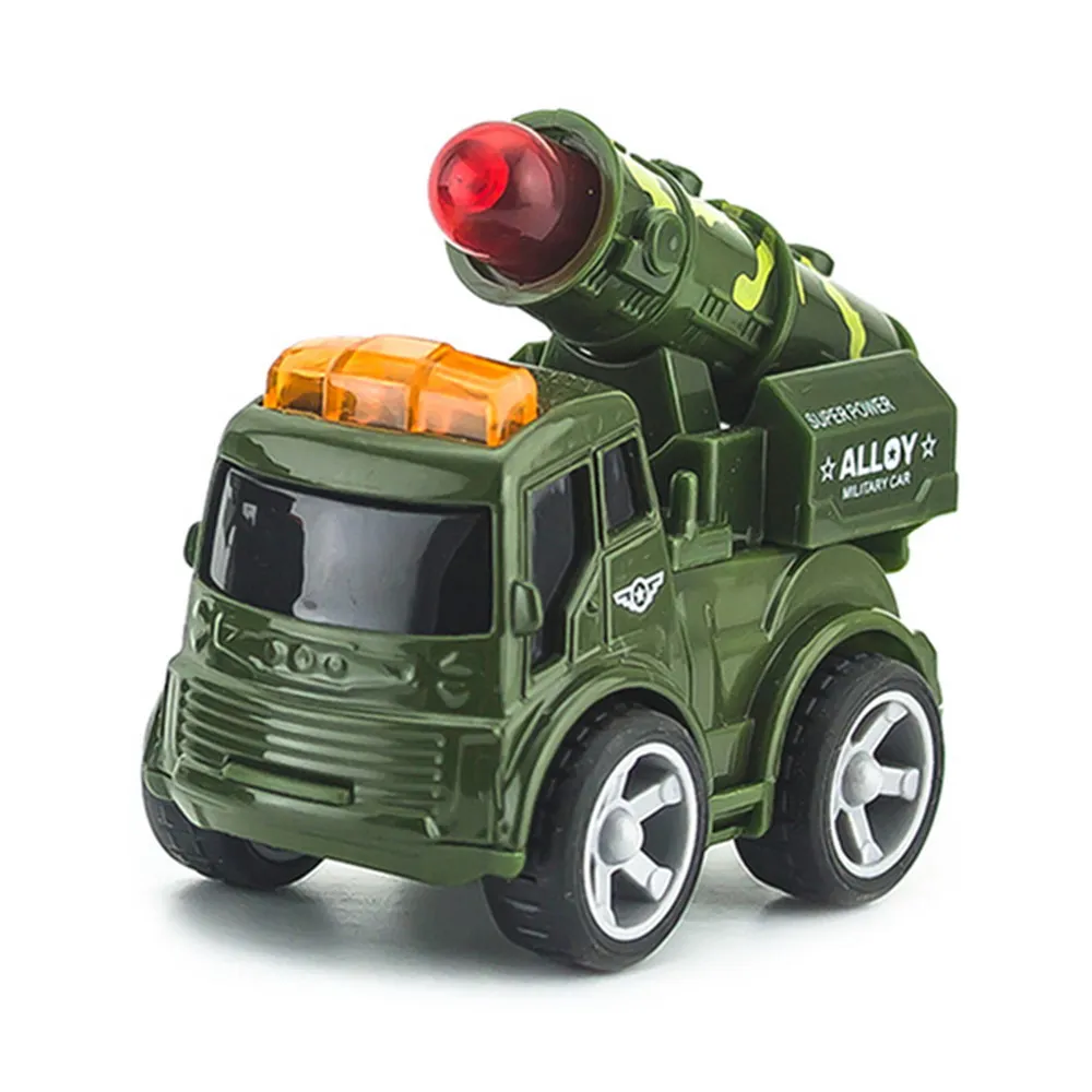 Армейский зеленый масляный грузовик, Боевая мощность, военная модель, инерционные фрикционные автомобили, игрушечный армейский Танк для мальчиков