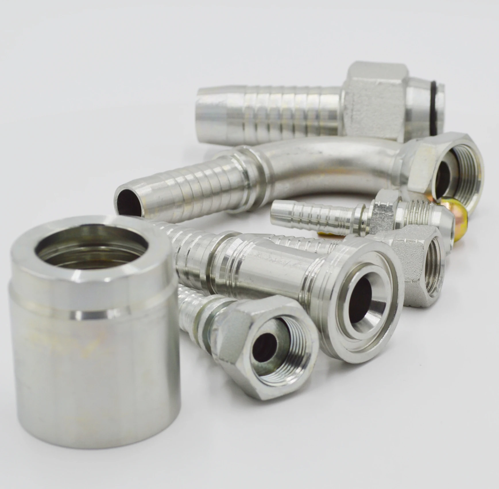 1/4-2' Zinc plated hydraulic male female metric and bsp adapters and fittings NPT BSP