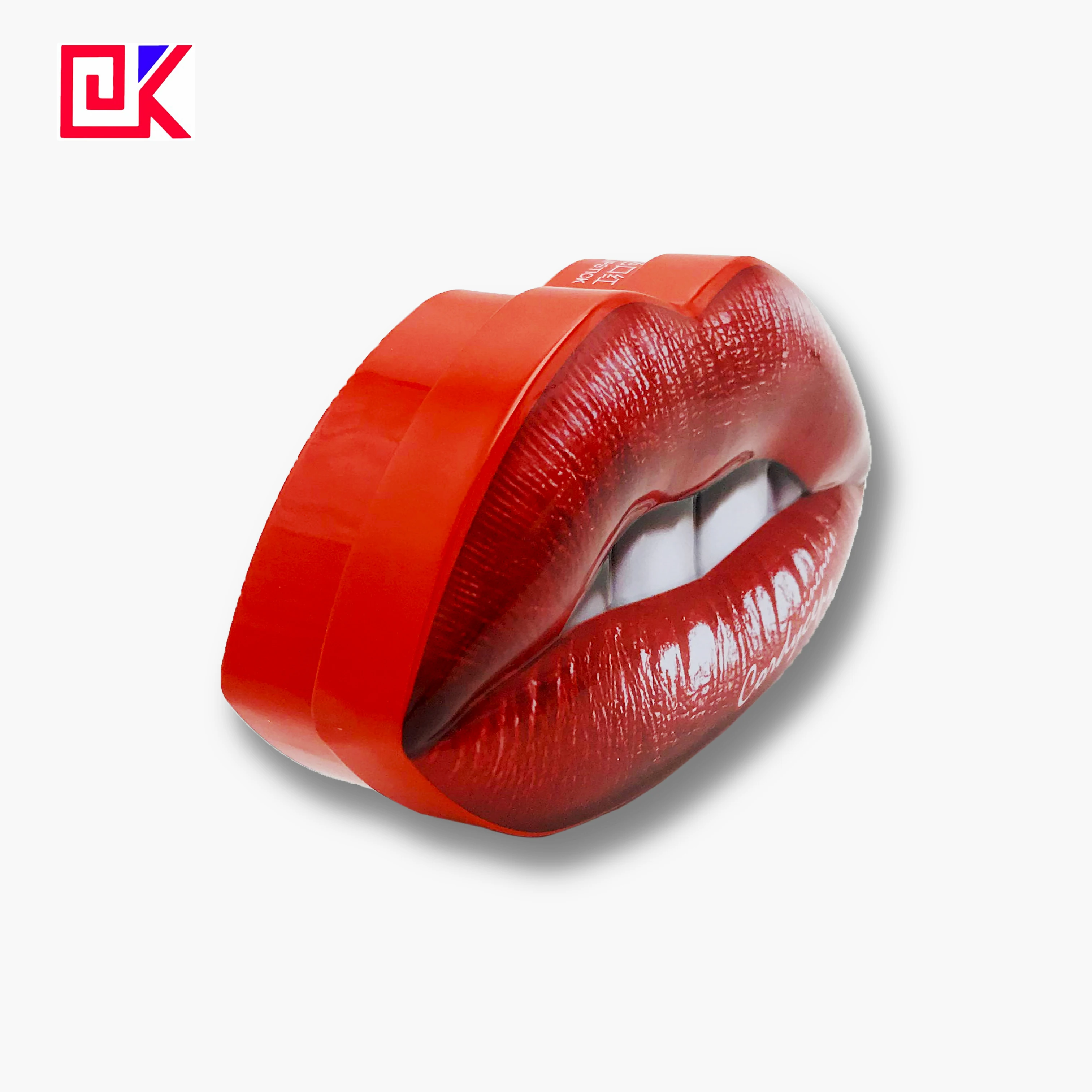 custom tin box red resolution 170 LPI printing can printed for cosmetic