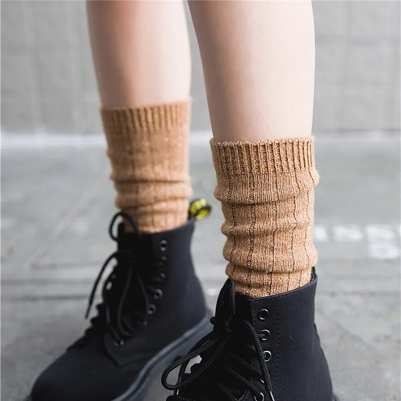 Оптовая продажа, модные красочные женские носки из мериносовой шерсти