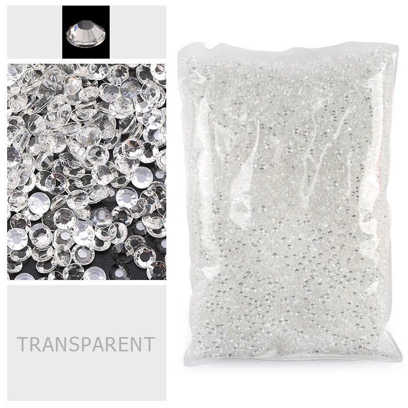 10000pcs bag 6mm resin Flatback Rhinestones Round Crystal Nail Art Rhinestones Round Beads Sizes for Nails Decoration_16