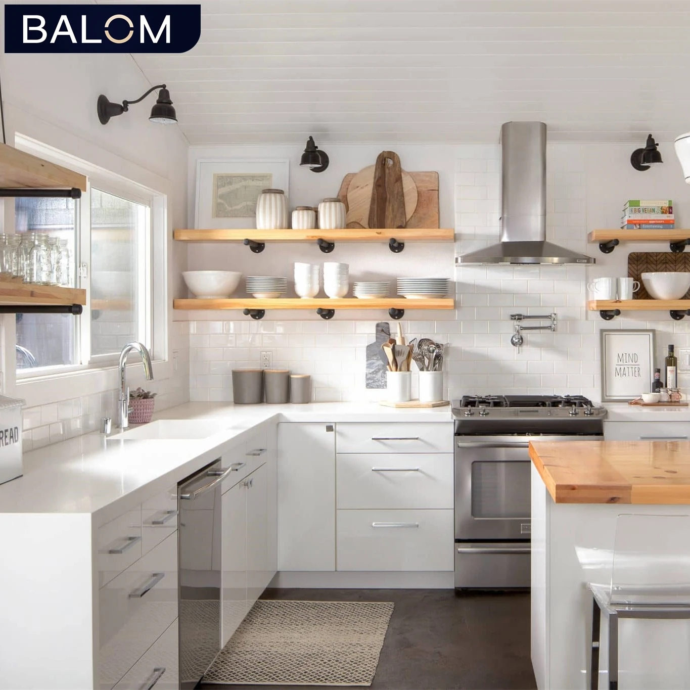 BALOM Stainless Steel Modular Kitchen Cabinets