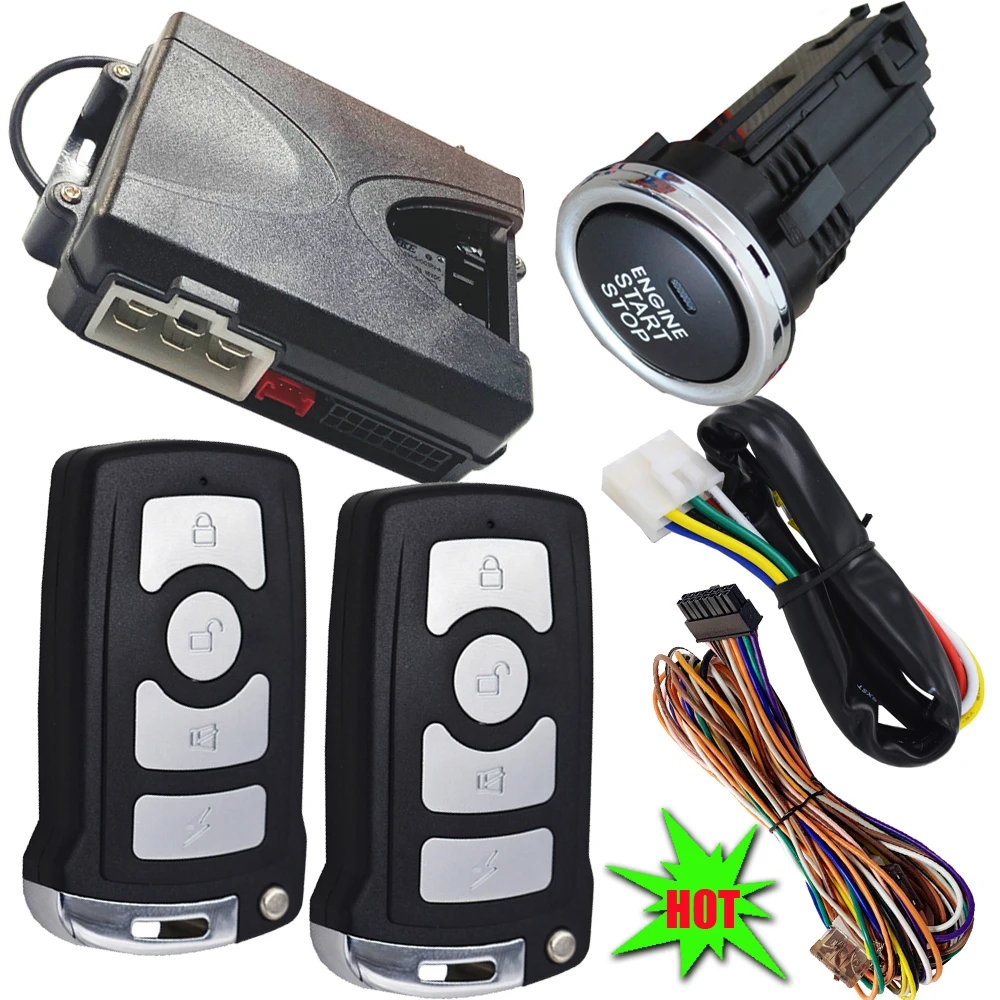 Cardot pke дистанционный запуск двигателя Стоп Автозапуск автосигнализации системы