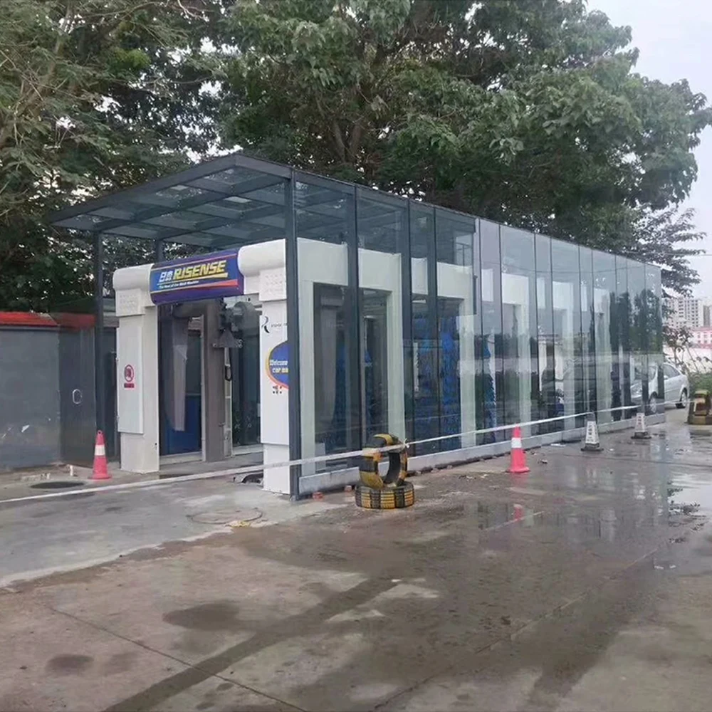  Новая машина для мойки автомобиля Risense Оборудование Для Мойки полностью автоматическое оборудование туннельное 11 6 м x 3 8