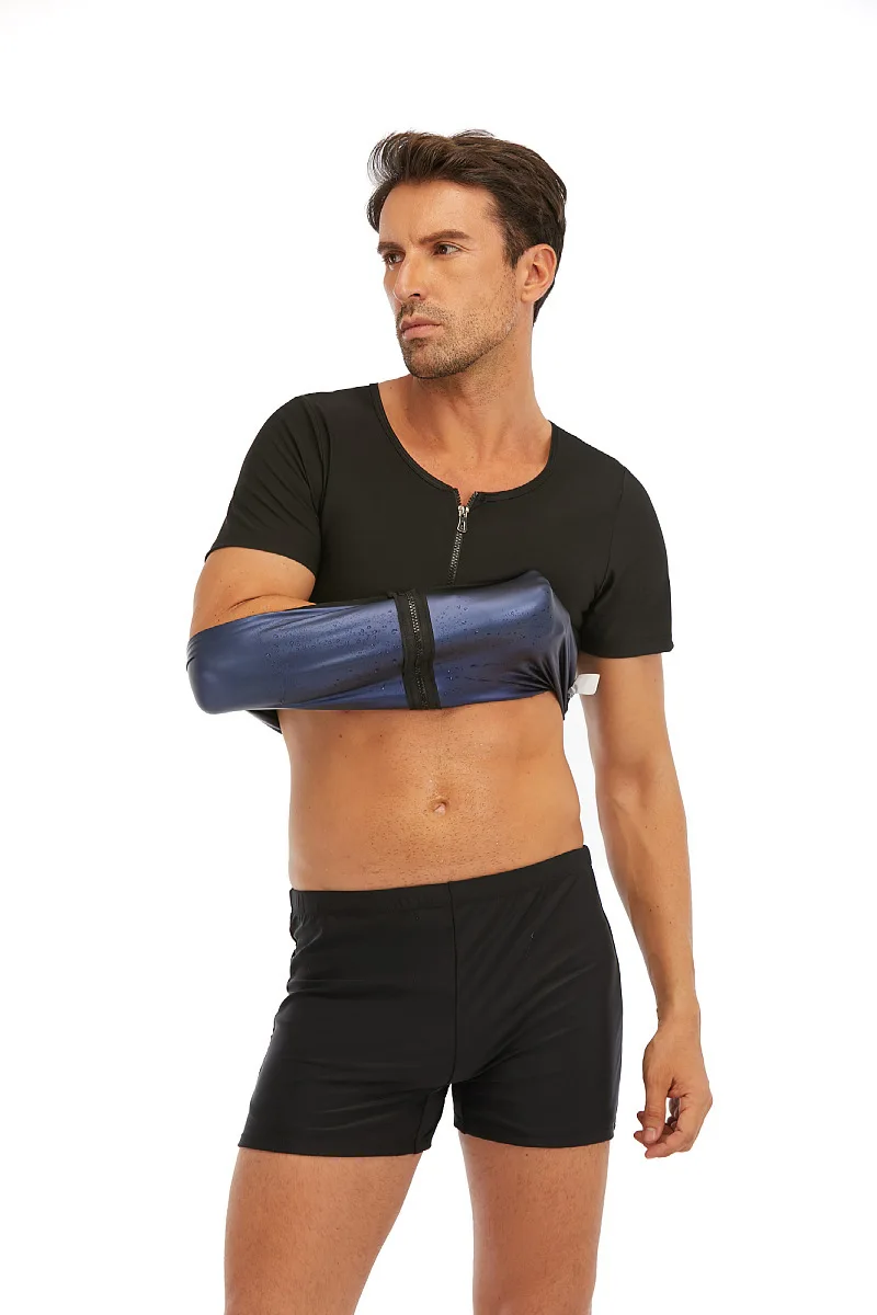 Men Hot Sweat Sauna T Shirt Slimming Workout Weight Loss Tank Top Tee Shirts Body Shaper Men Tshirt Sauna Effect Suit Shapewear