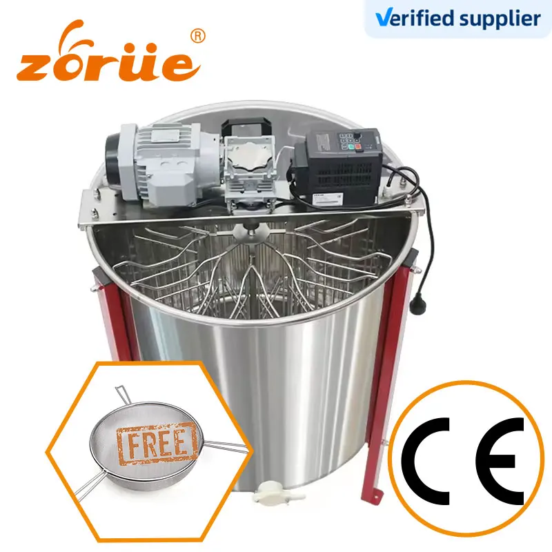 8 Frames Electric Honey Extractor Electric Motor Centrifuge Honey Spinner Honey Separator Machine