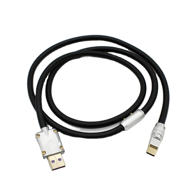 soft silicone  5A quick charging usb to type-c  huawei charger data cable for mobile Phone