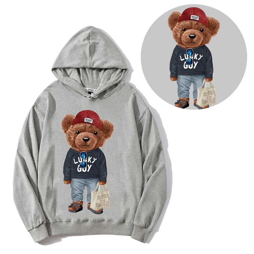 Cheap Sticker Wholesale Custom Printing Cartoon Logo Plastisol Heat Transfer Labels For Adult Kids Clothes
