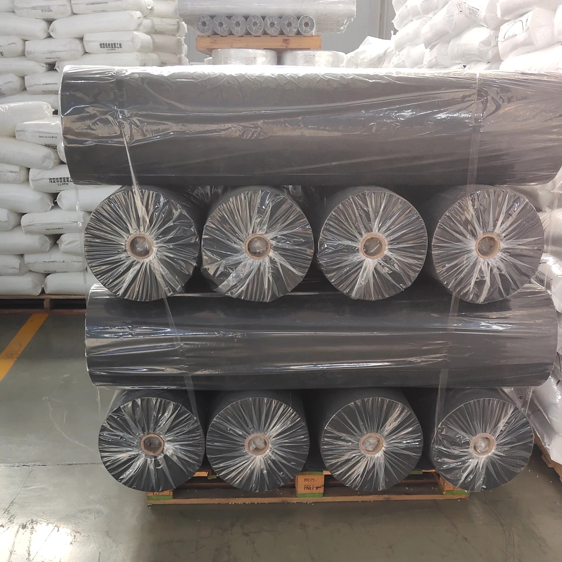 90gsm/100gsm black PP woven fabric agricultural polypropylene nonwoven fabric