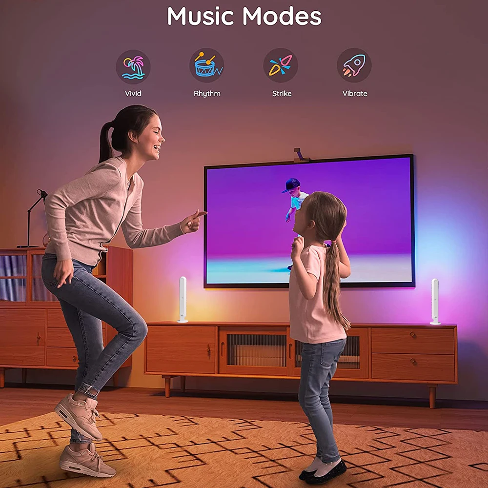 New Product IP20 Party Computer Game Room USB Outlet Smart Modern LED RGB Table Lamp