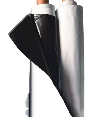 Mushroom greenhouse panda poly film uv treated 200micron black and white film