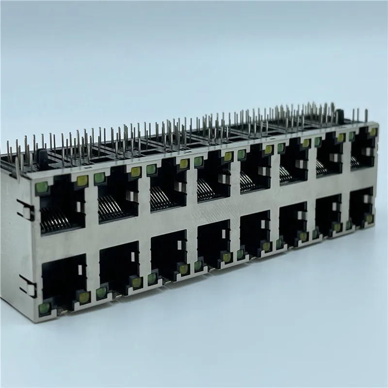  Заводские разъемы Rj45 несколько портов 1X2 1X4 2X1 2X2 2X4 Smt Pcb 8P8C цена Ethernet печатная плата крепление женские