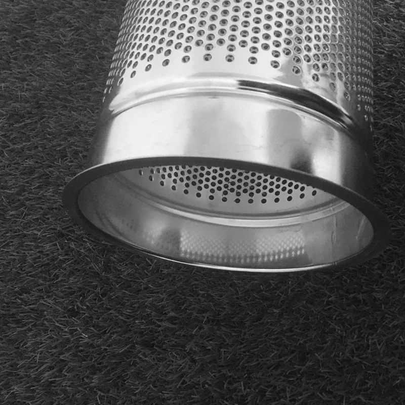 Stainless Steel Perforated Metal Mesh Basket Strainer for Filter Housing
