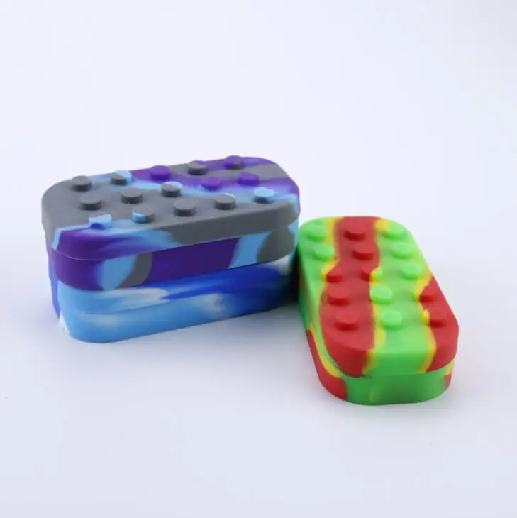 6+1 Large Silicone Container Wax Oil Concentrate Multi Use Storage Jars 34ml