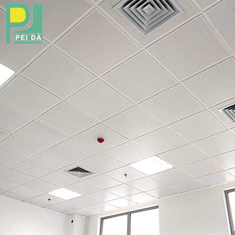 Fireproof Flat White Ceiling Metal Suspended Aluminum Manufacture