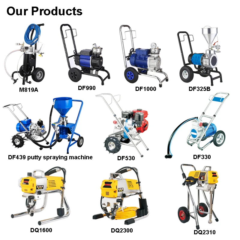 high pressure electric car spray painting machine