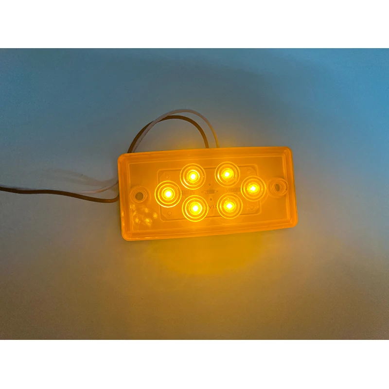 12v 6 LED Truck Clearance Lights Trailer Boat Auxiliary Lamps Marker Lighting