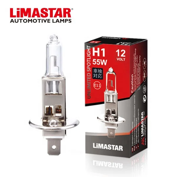 Галогенная лампа Limastar H1 фара 12 В 55 Вт P14.5s противотуманная автомобиля