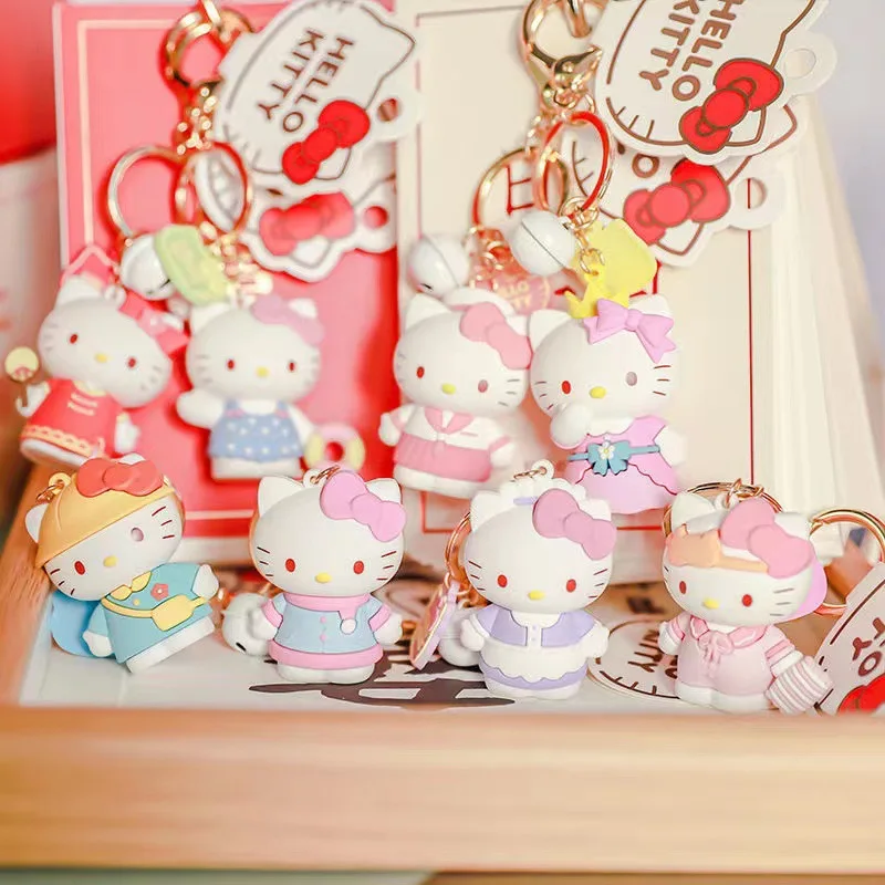 Брелок Zealed оптом брелок для ключей Kawaii Hello Kitty из мультфильма Санрио милые силиконовые брелки сумок