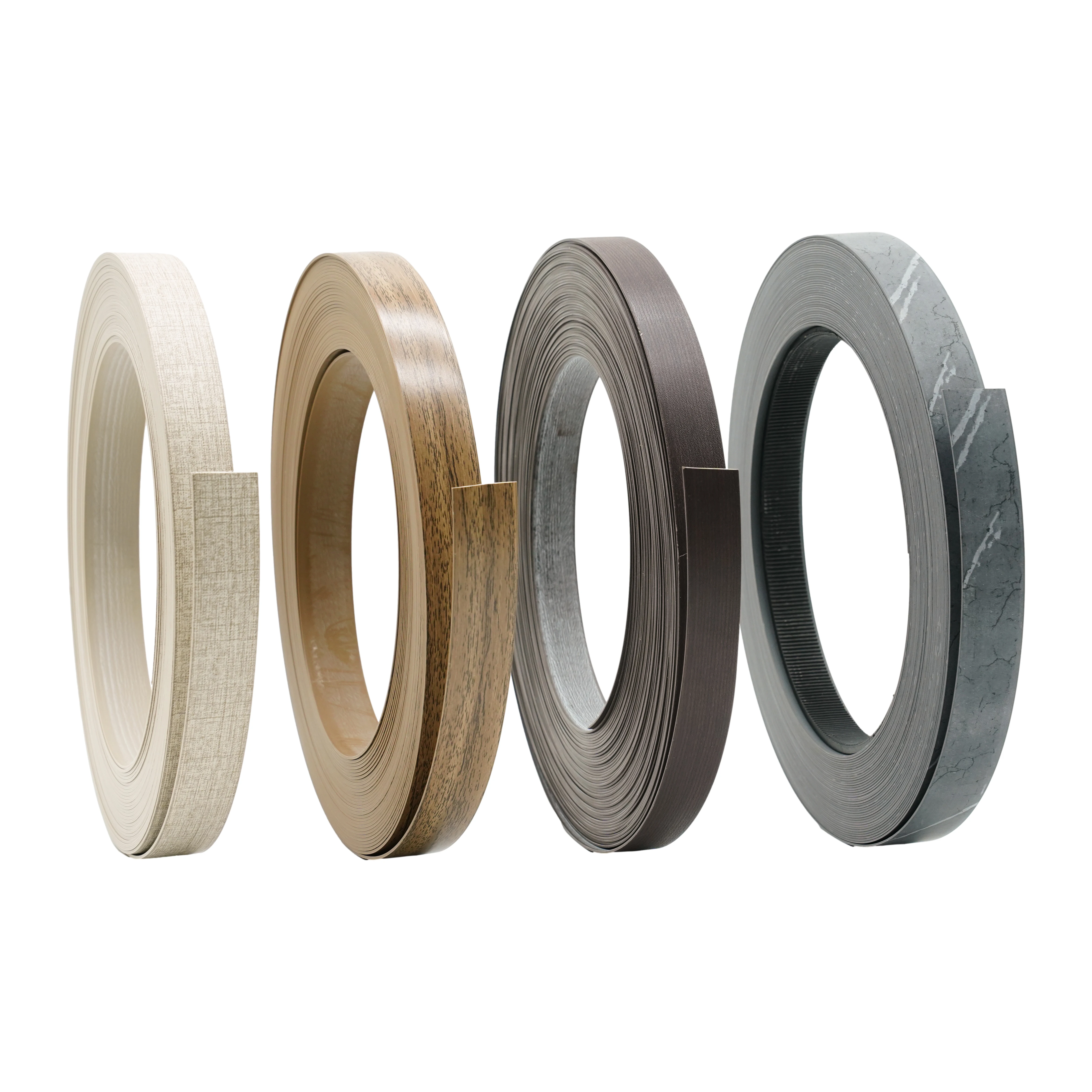 Furniture accessories ABS PVC acrylic wood grain pvc Edge Banding flexible plastic strips