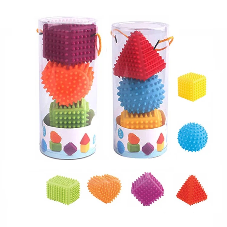 Baby Soft Building Blocks Bath Toys Colorful Educational Squeeze Play with Numbers Animals Shapes Textures