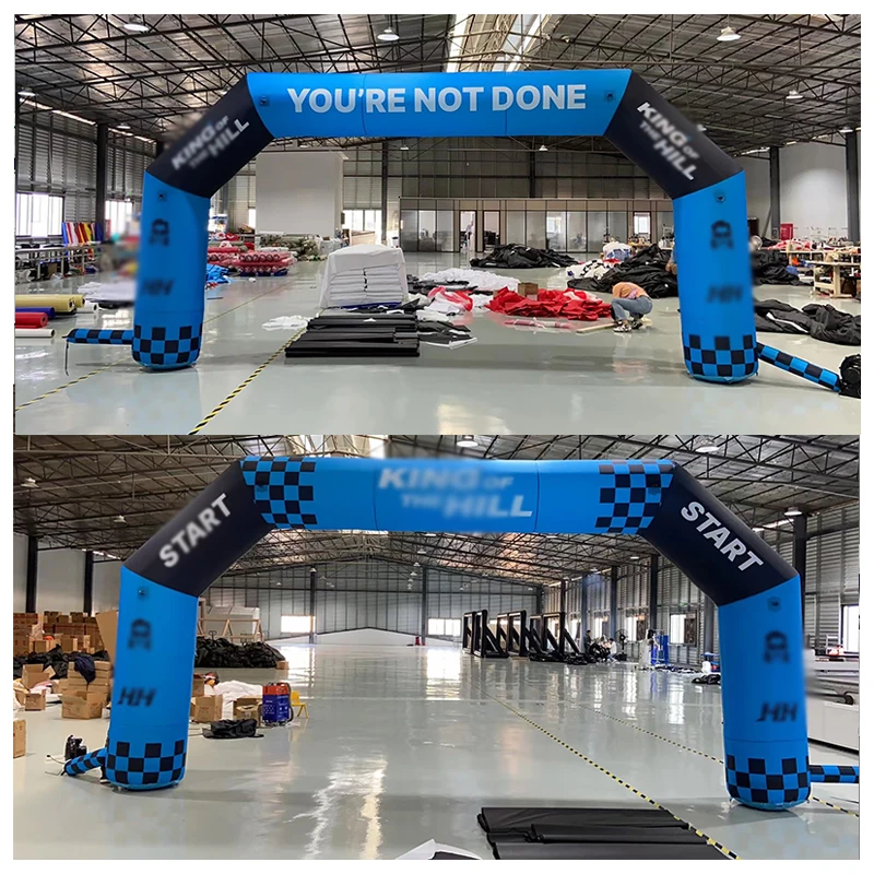 PVC Race Inflatable Decorative Air Arch Airtight Square And Custom Round Door Arch For Outdoor