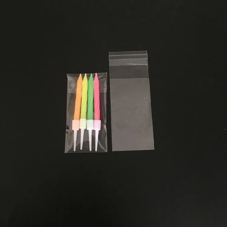 Small Plastic Gift Bag Poly Cookie Lollipop Packaging Opp Cellophane Bag