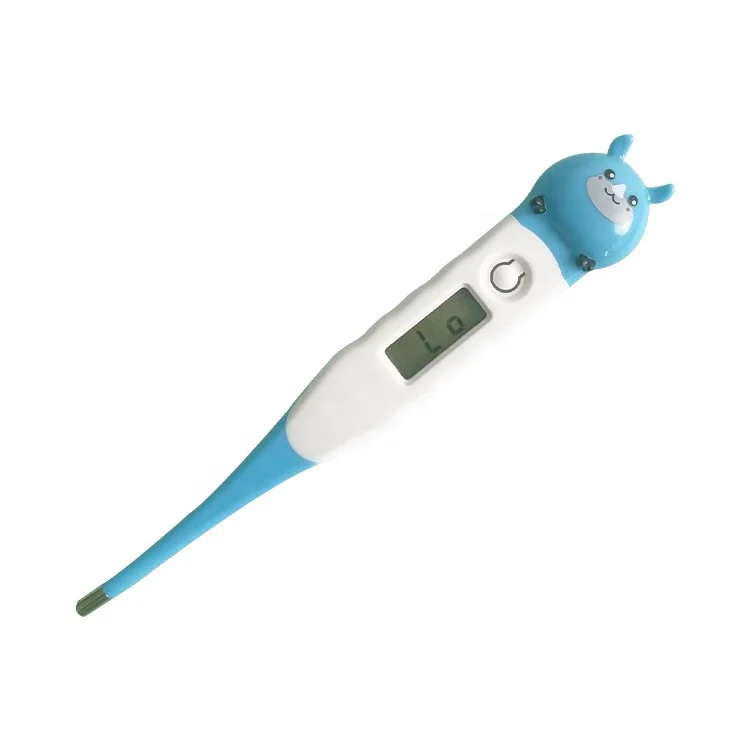 Custom Cartoon Animal Temperature oral/armpit/rectal Flexible Electronic Label Digital Thermometer
