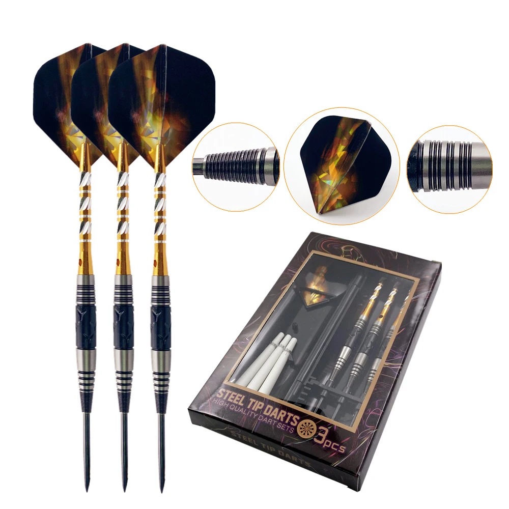 3 Pcs/set High Quality Professional 21g Darts Set Tungsten Steel Tip Dart 95% Tungsten Darts Accept Customization