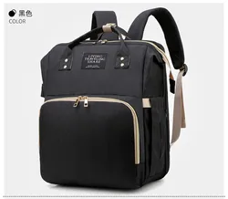 FREE SAMPL Factory Wholesale Outdoor USB Mummy Baby Diaper Bag Backpack with Bassinet for Travel Custom Fashionable Organizer